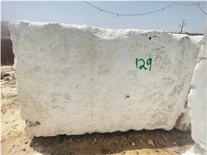 Sky White Marble Block From Pakistan