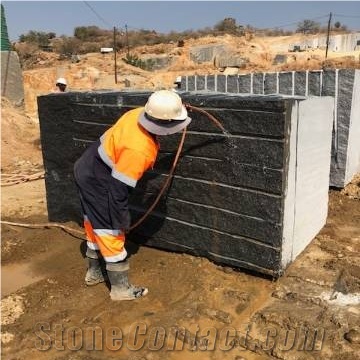 K Black Granite Blocks