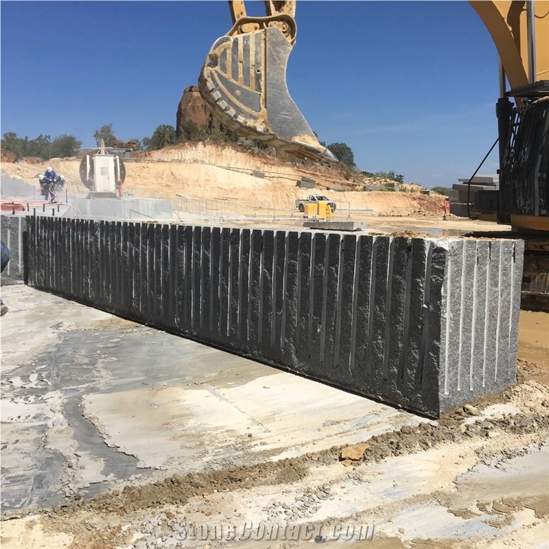 K Black Granite Blocks