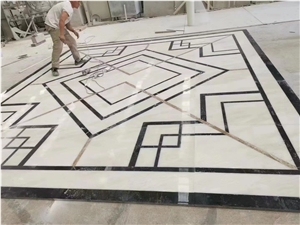 Cary Ice Marble For Waterjet Medallions