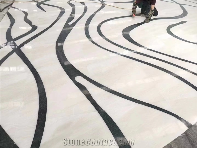 Cary Ice Marble For Waterjet Medallions