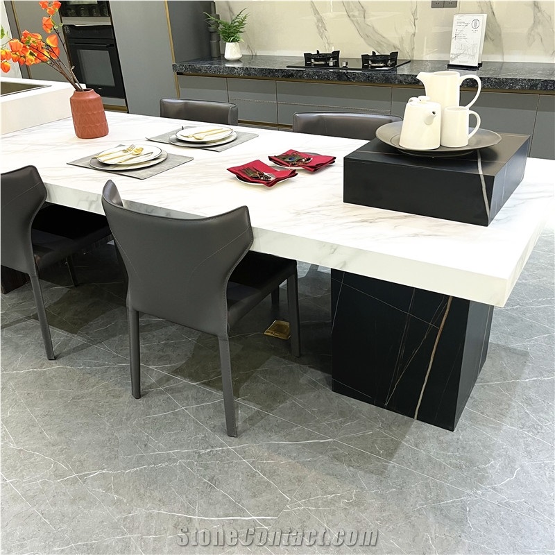 Modern Design Sintered Stone Countertop Kitchen Island Tops