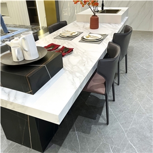 Modern Design Sintered Stone Countertop Kitchen Island Tops