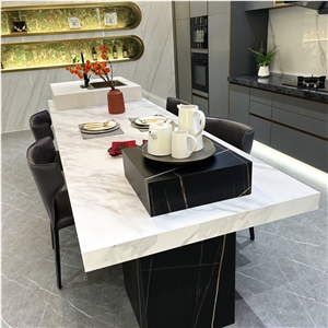 Modern Design Sintered Stone Countertop Kitchen Island Tops