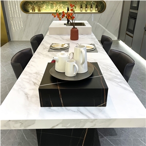 Modern Design Sintered Stone Countertop Kitchen Island Tops