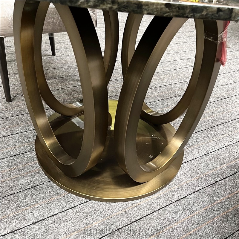 Labradorite Blue Granite Dining Table For Home & Hotel Decor