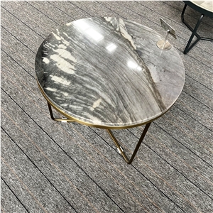 Luxury Custom Size Home Furniture Marble Round Coffee Tables