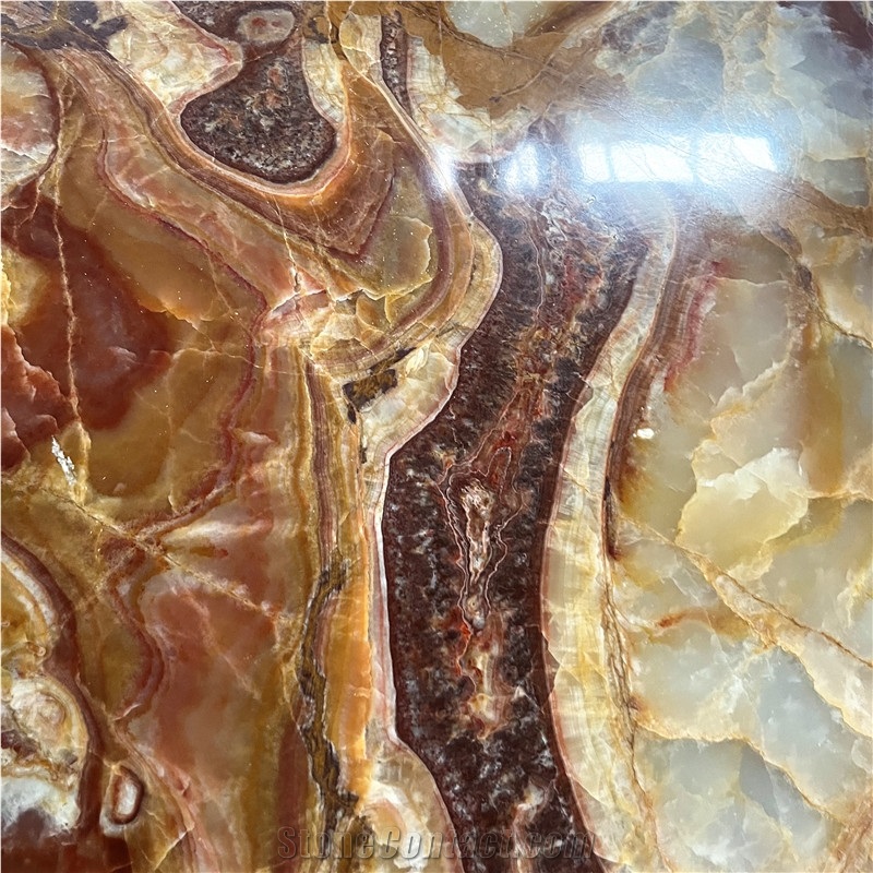Luxury Customize Onyx Dining Tables Furniture For Home Decor