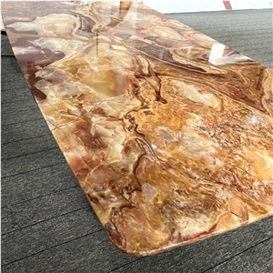 Luxury Customize Onyx Dining Tables Furniture For Home Decor
