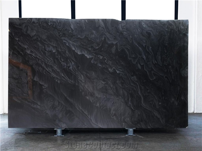 Brilliant Black Quartzite Slabs