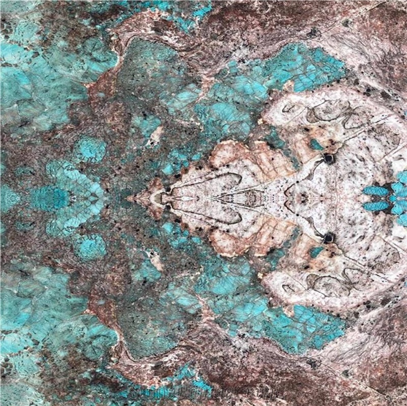 Exotic Amazzonite Granite Slabs