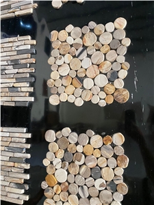Petrified Wood Stone Mosaic Tiles