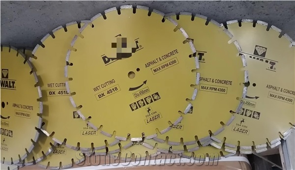Wet Cutting Blades For Asphalt & Concrete