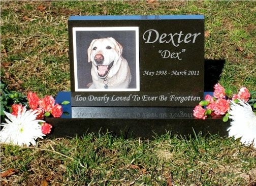 Absolute Black Granite Memorials, Grave Stone, Black Granite Headstone