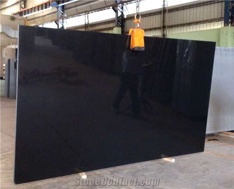 Absolute Black Granite Memorials, Grave Stone, Black Granite Headstone