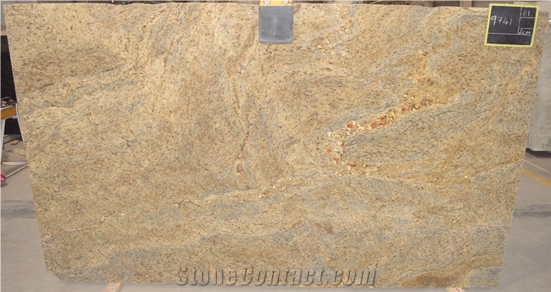 Golden Trauma Granite Slabs