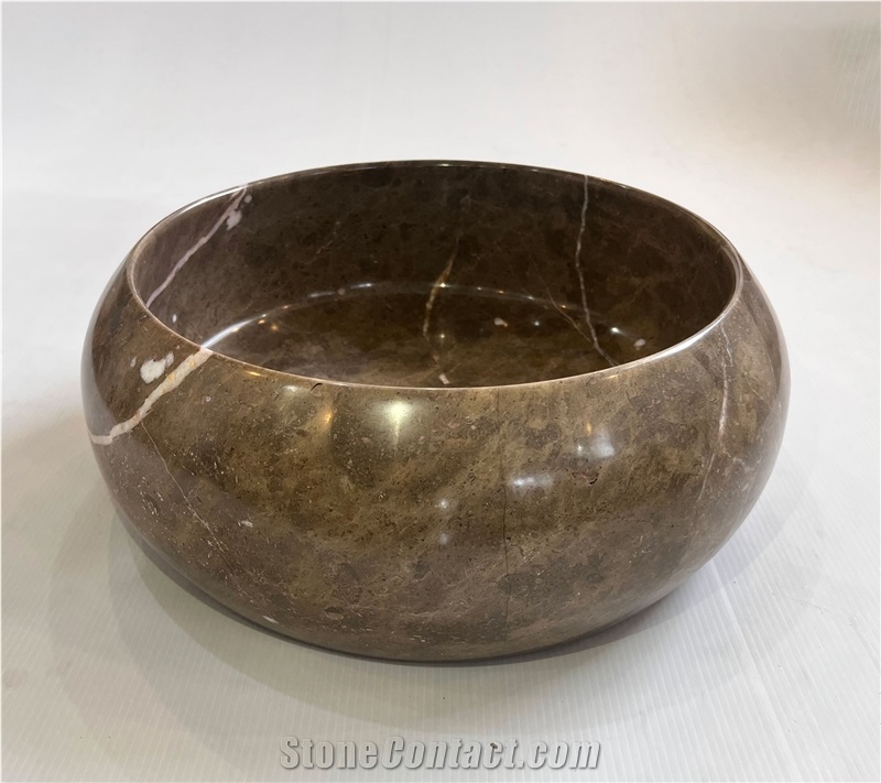 Brown Marble Basin