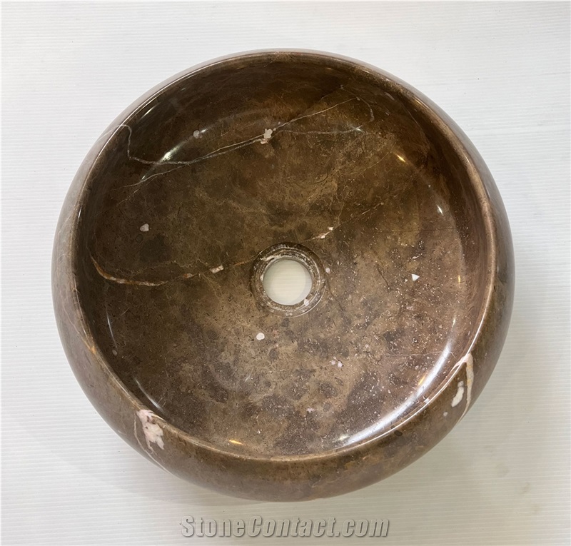 Brown Marble Basin