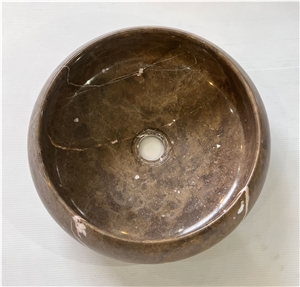 Brown Marble Basin
