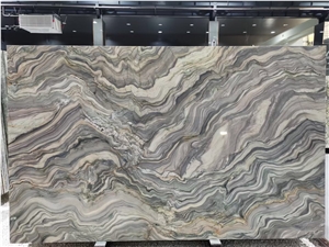 Fusion Lilac Grey Quartzite Slab