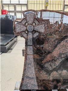 Japanese Style Tombstone Granite Shanxi Black Asian Monument