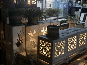 Landscaping Stone Street Lantern Granite Japanese Lantern