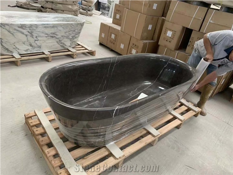 Natural Stone Eclipse Bath Tubs Rough Yellow Onyx Bathtub