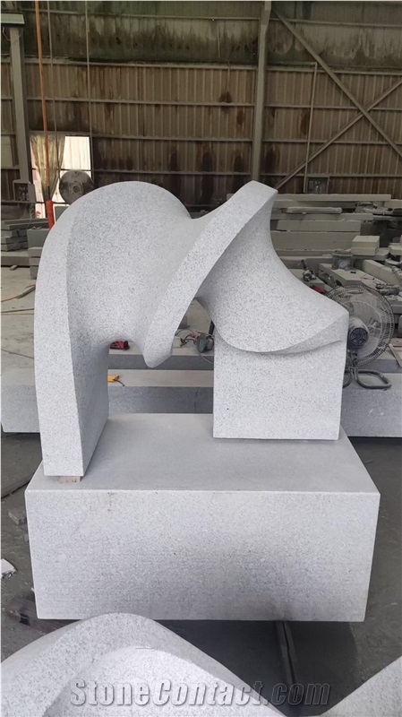 Outdoor Stone Sculpture Granite Abstract Art Garden Statues