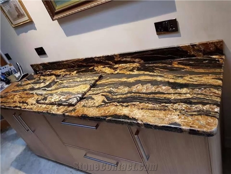 Prefab Kitchen Hotel Top Granite Taurus Perimeter Countertop