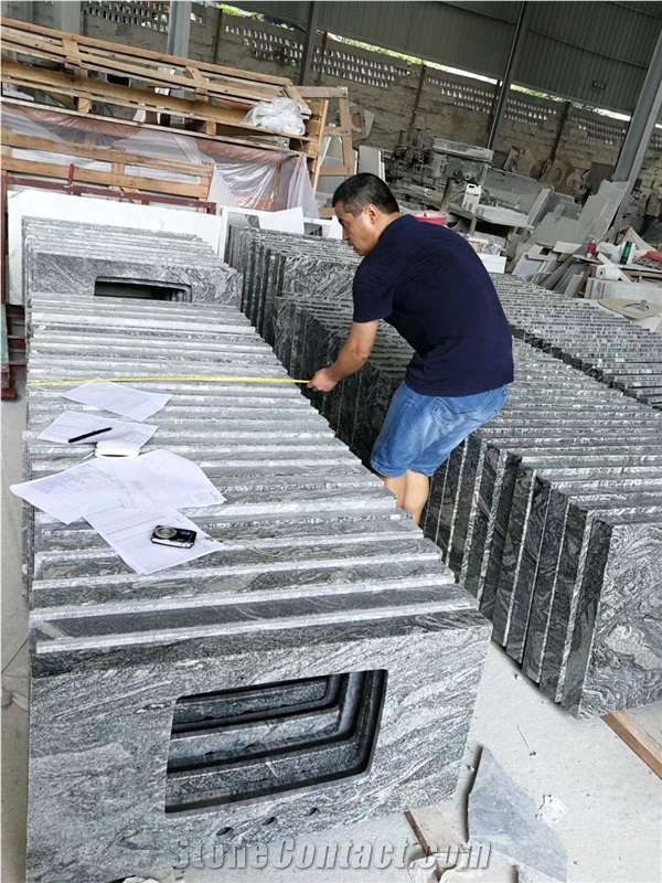 Prefab Marble Carrara Bath Countertop With Undermounted Sink