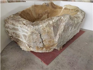 Solid River Stone Bath Tubs Natural Eclipse Pedestal Tub