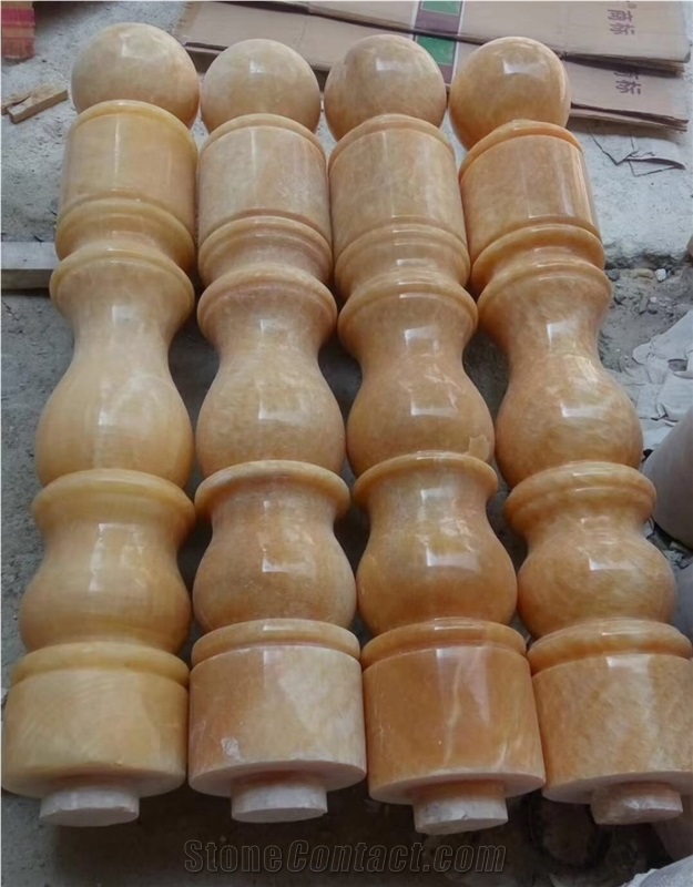 Solid Stone Carved Column Marble Carrara Roman Porch Column