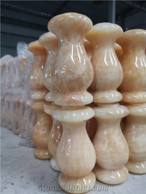 Solid Stone Carved Column Marble Carrara Roman Porch Column