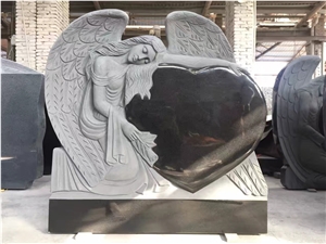 Stone Family Monument Granite Aurora Engraved Gravestone