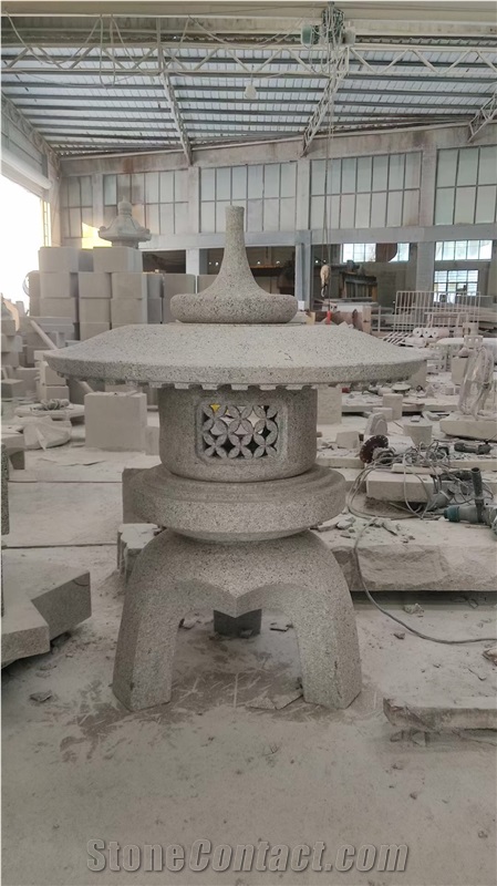 Temple Garden Stone Lantern Granite Japanese Landscape Lamps