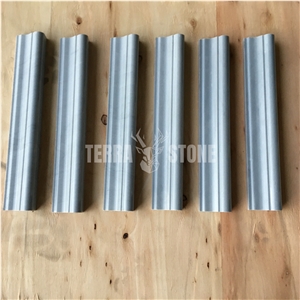 Italy Bardiglio Gray Marble Crown Molding Skirting Borders