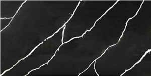 VG1105 Monte Nero Marquina- Artificial Quartz Stone
