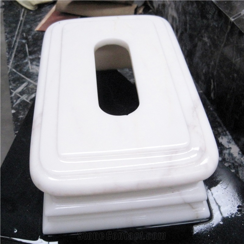 Royal White Marble Tissue Paper Box