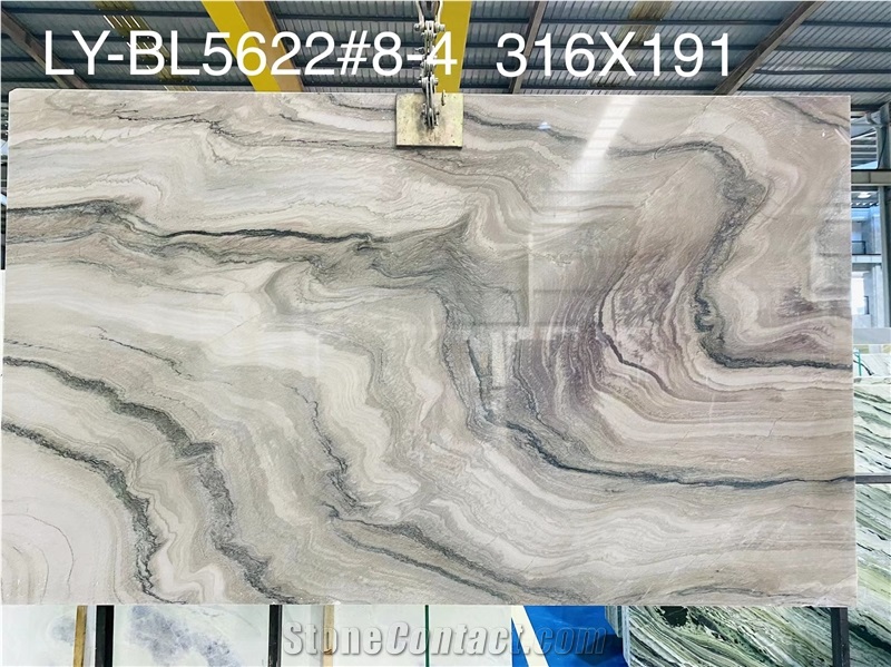 18MM Polished Macaubas Fantasy Quartzite Slabs