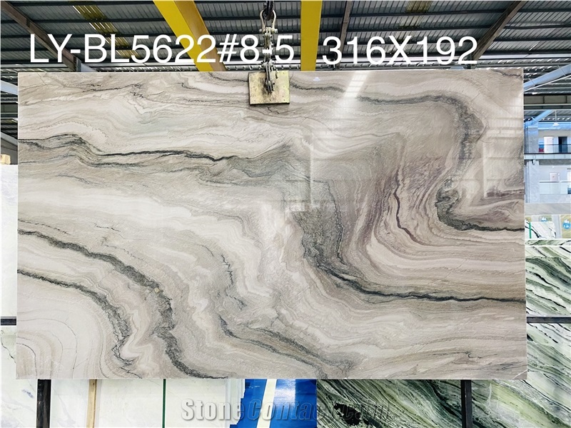 18MM Polished Macaubas Fantasy Quartzite Slabs