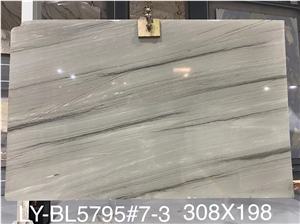 18MM Polished Silver Shadow Quartzite Slab Tiles