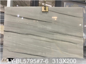 18MM Polished Silver Shadow Quartzite Slab Tiles