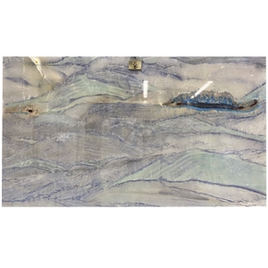 Polished Natural Blue Quartzite Azul Imperial Quartzite