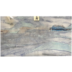 Polished Natural Blue Quartzite Azul Imperial Quartzite