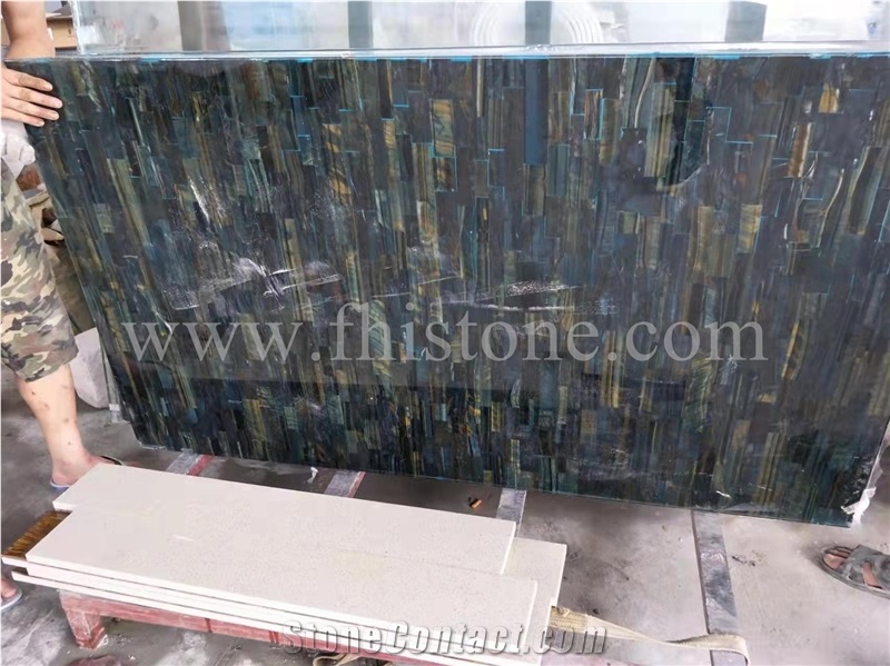 Blue Tiger Eyes Semiprecious Stone Tiger Eyes Gem Stone