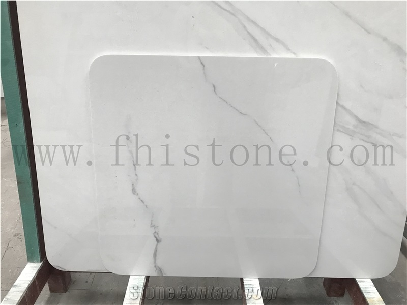 Calacatta White Statuary Sintered Stone Countertop