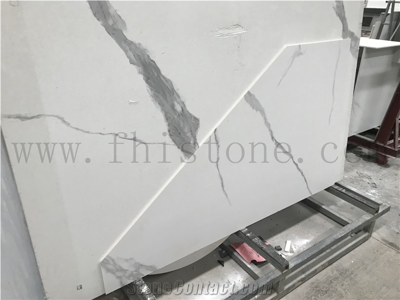 Calacatta White Statuary Sintered Stone Countertop