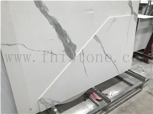 Calacatta White Statuary Sintered Stone Countertop