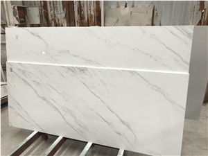 Calacatta White Volakas Sintered Stone Kitchen Countertop
