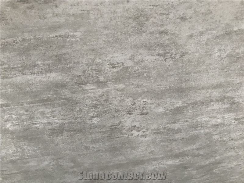 Grey Wooden Timber Grey Sintered Stone Artificial Stone Slab